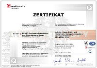 ZERTIFIKAT<br>ISO 45001:2018 | DE
