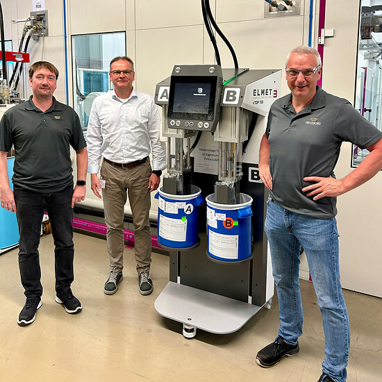 Trelleborg tested Elmet’s new LSR dosing system TOP 700 before its market launch